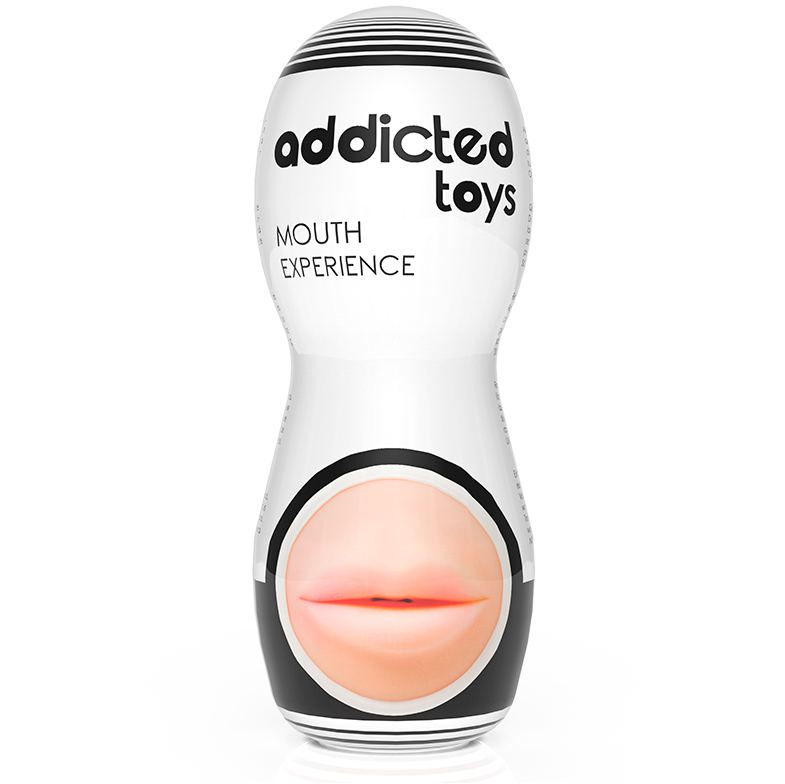 Addicted Toys Lata XL masturbador con entrada en forma de boca