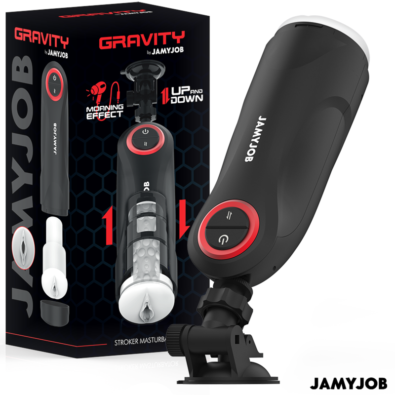 Gravity de Jamyjob con ventosa y embalaje original