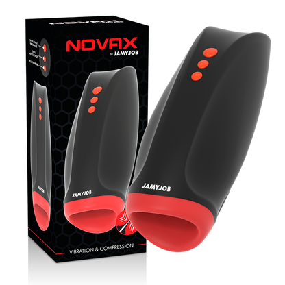 Novax – Masturbador con vibración y compresión