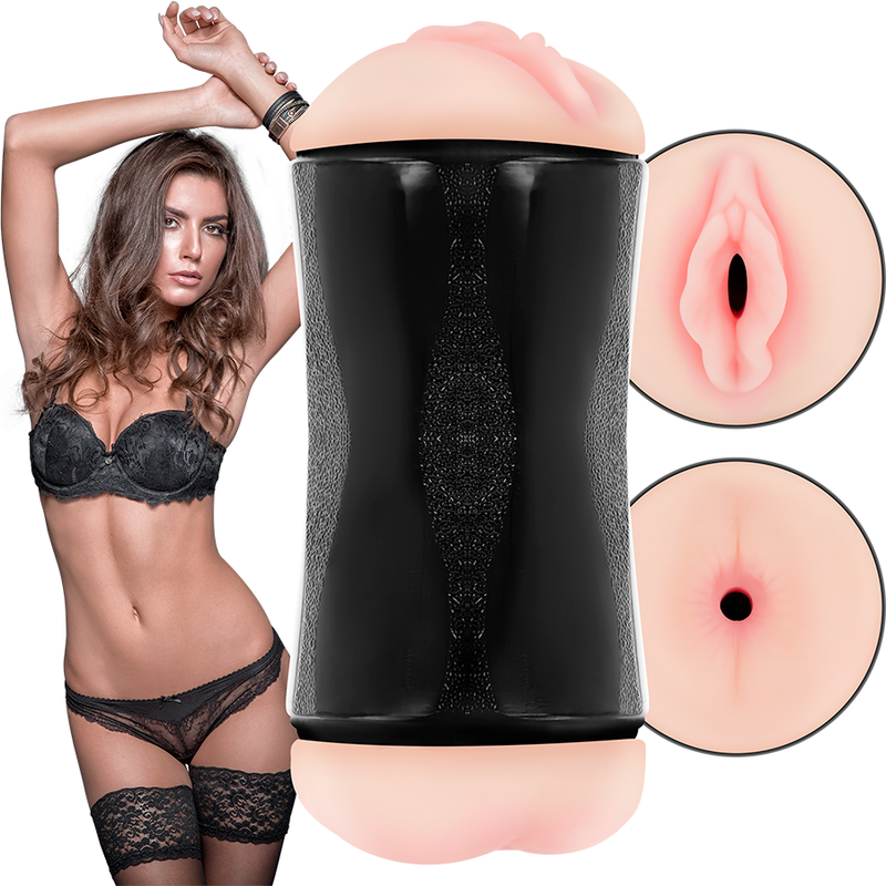 Masturbador Randy con doble entrada de vagina y ano