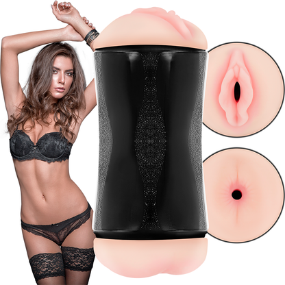 Masturbador Randy con doble entrada de vagina y ano