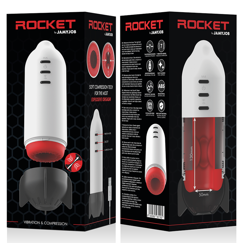 Embalaje del masturbador Jamyjob Rocket