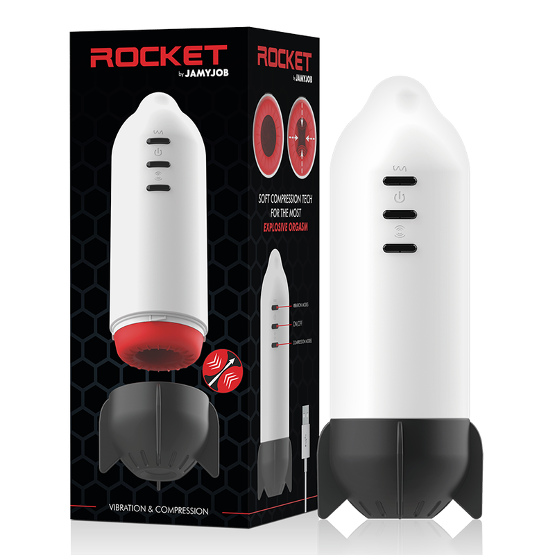 Jamyjob Rocket junto a su caja