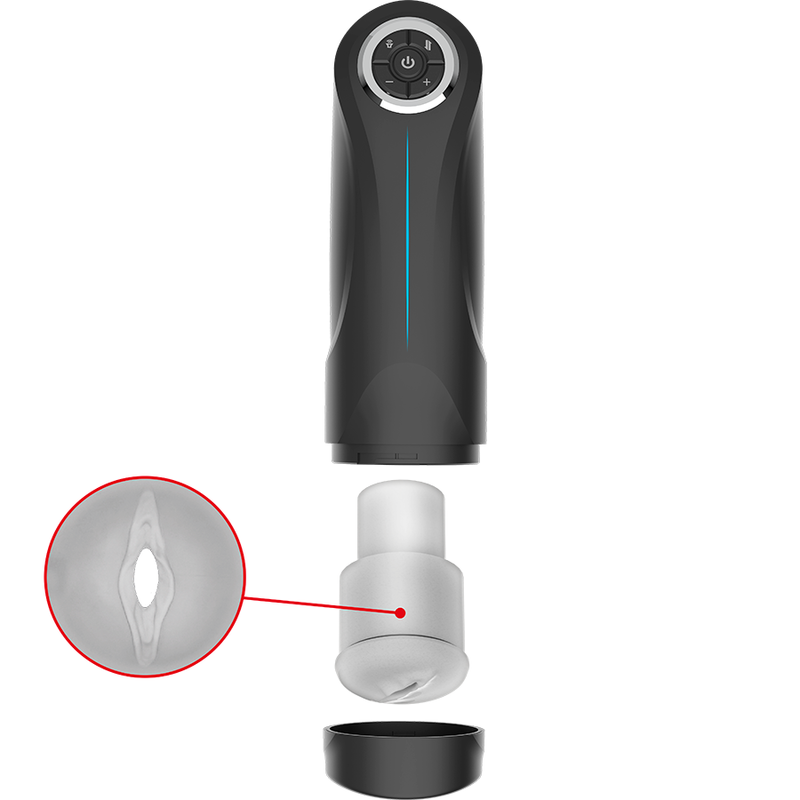 Manga desmontable de TPE Ultraskyn del masturbador Milker